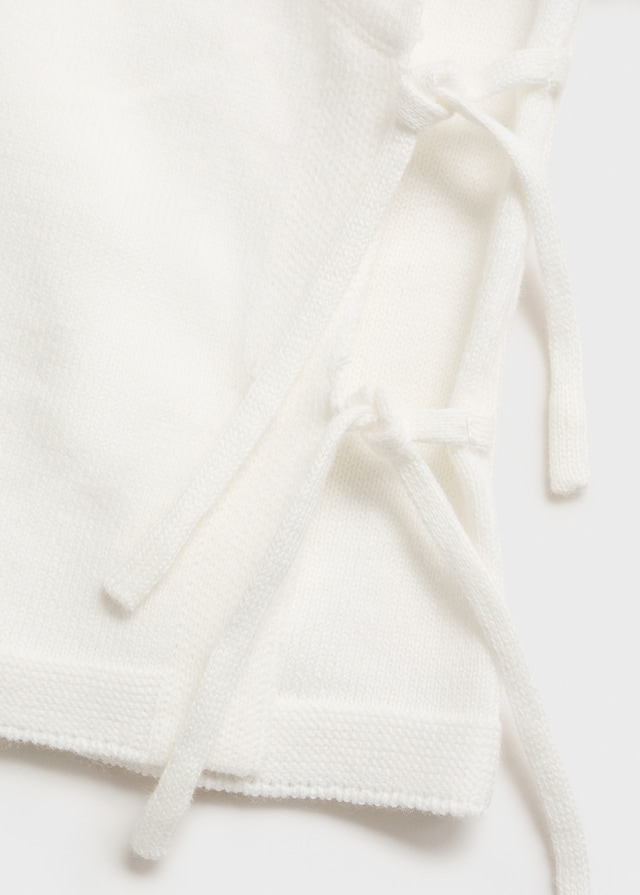 Mango Wickelpullover Mit Schleife