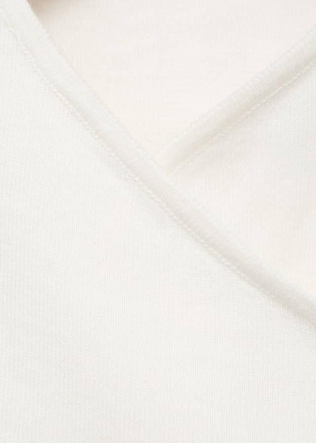 Mango Wickelpullover Mit Schleife