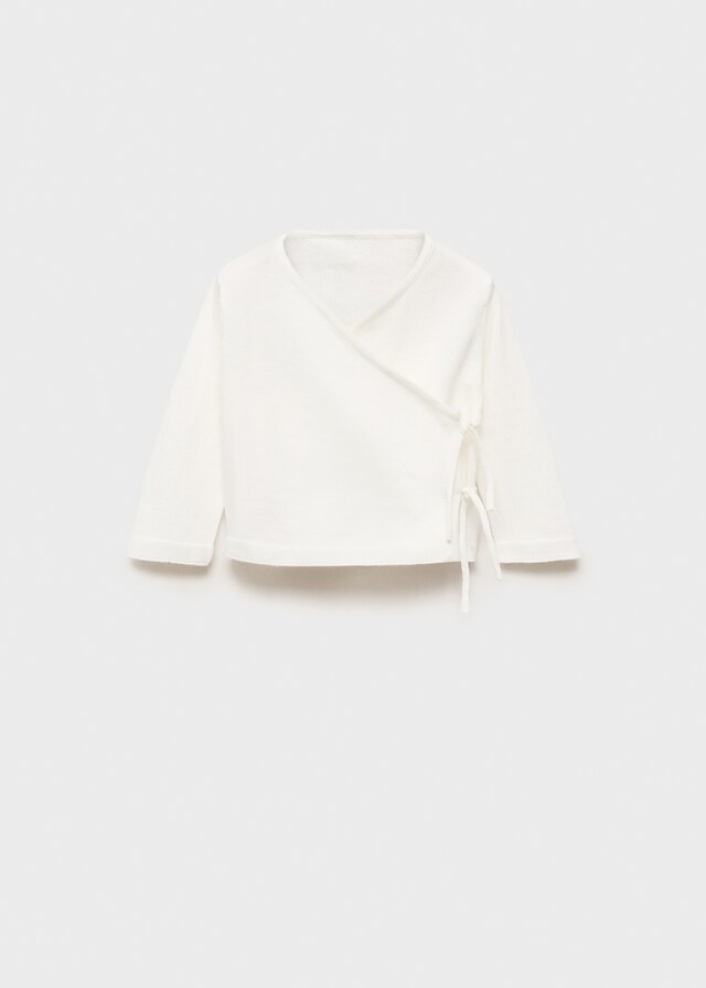 Mango Wickelpullover mit Schleife