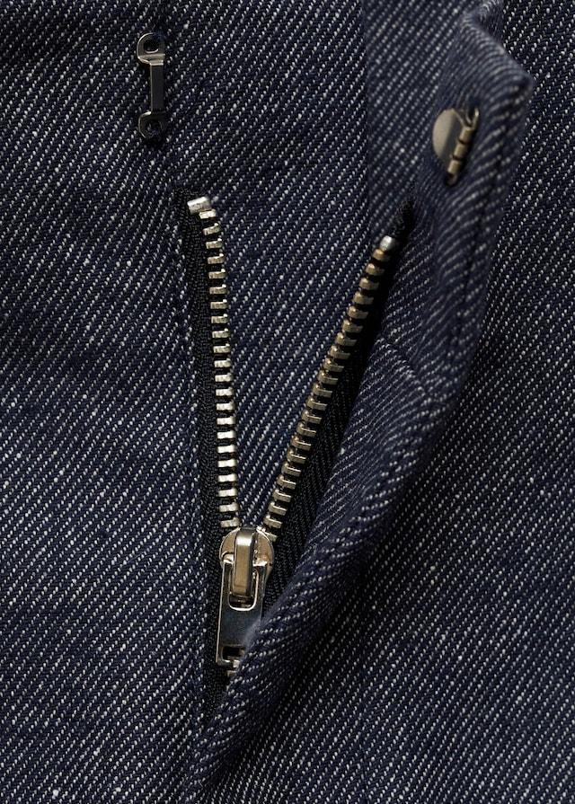 Mango Wideleg-Bundfaltenhose