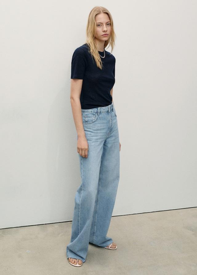 Mango Wideleg-Jeans Mit Hoher Bundhöhe Danila