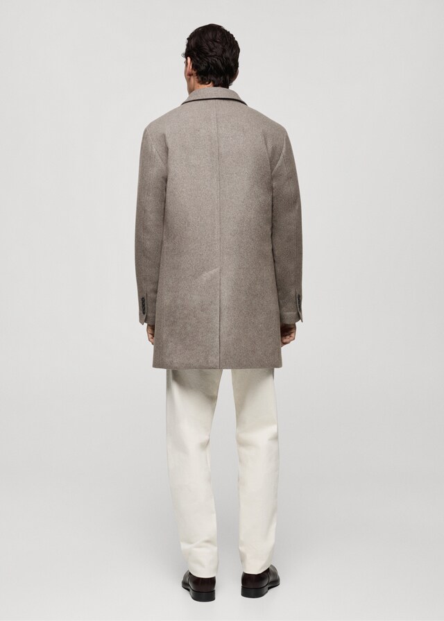 Mango Wollmantel Mit Gestepptem Innenfutter