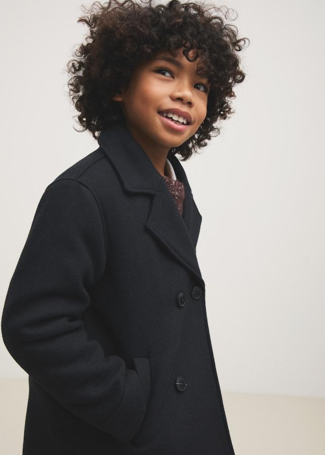 Mango Wollmantel Mit Knöpfen