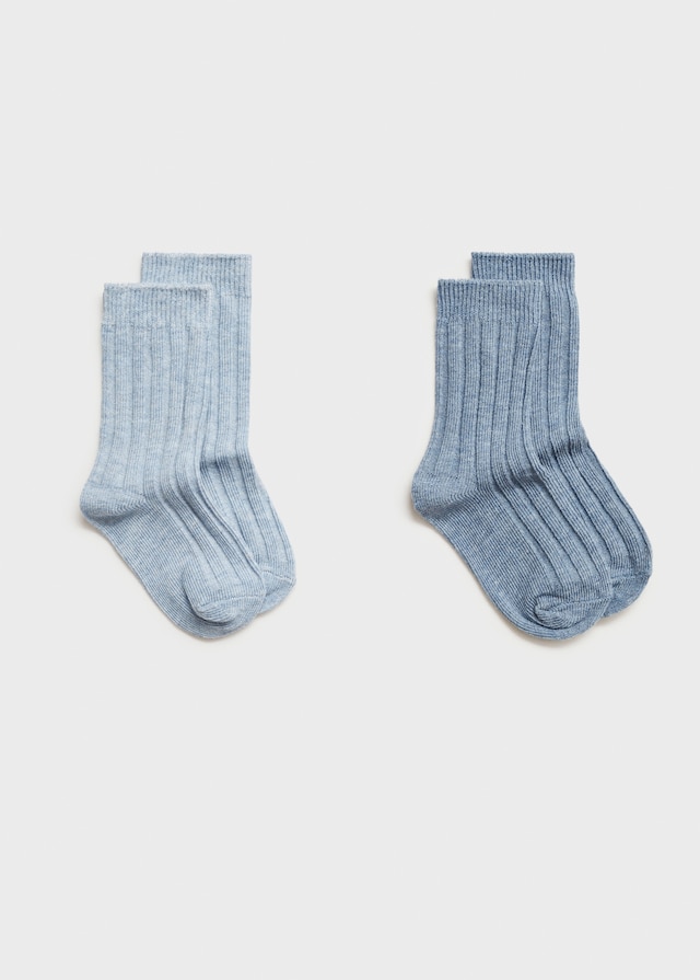 Mango Zweierpack Gerippte Socken