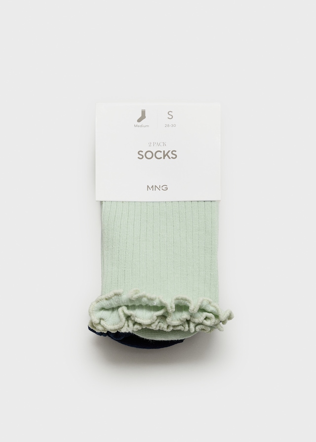 Mango Zweierpack Socken Im Muster-Mix