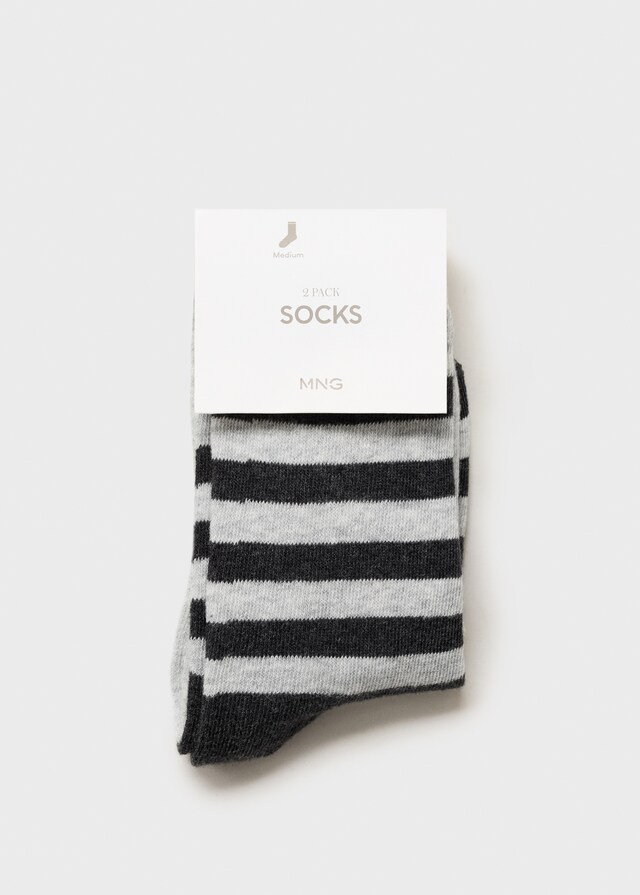 Mango Zweierpack Socken Im Muster-Mix