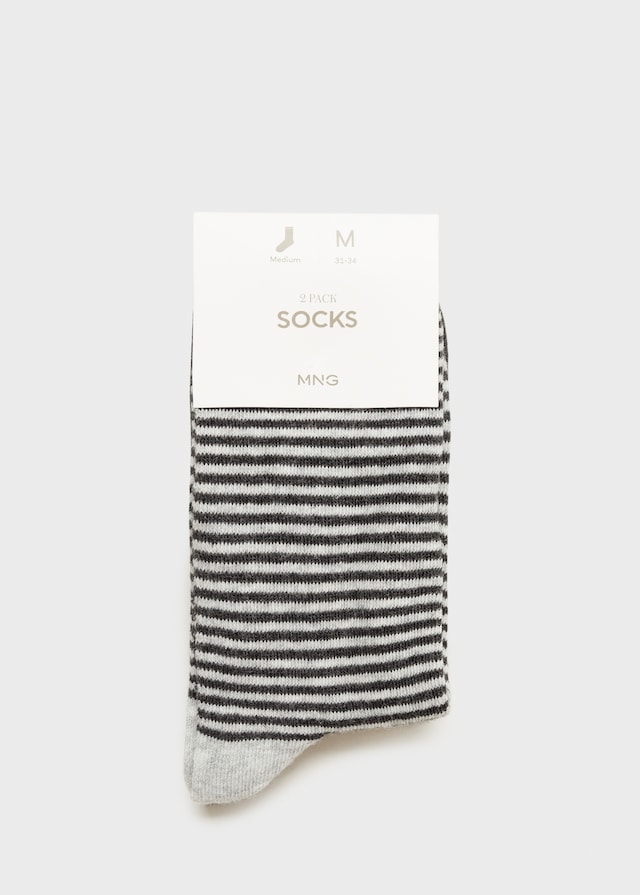 Mango Zweierpack Socken Im Muster-Mix