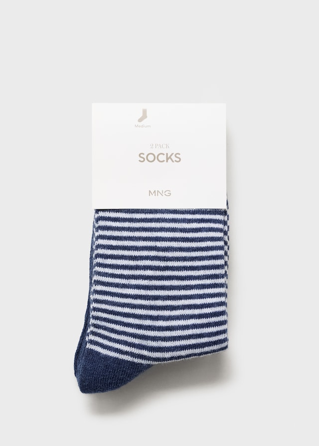 Mango Zweierpack Socken Im Muster-Mix