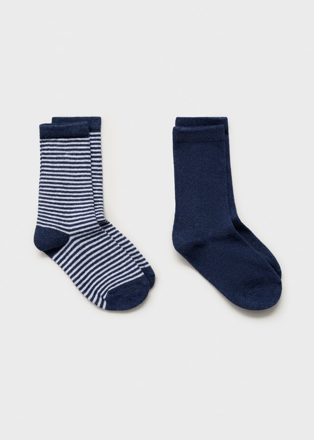 Mango Zweierpack Socken im Muster-Mix