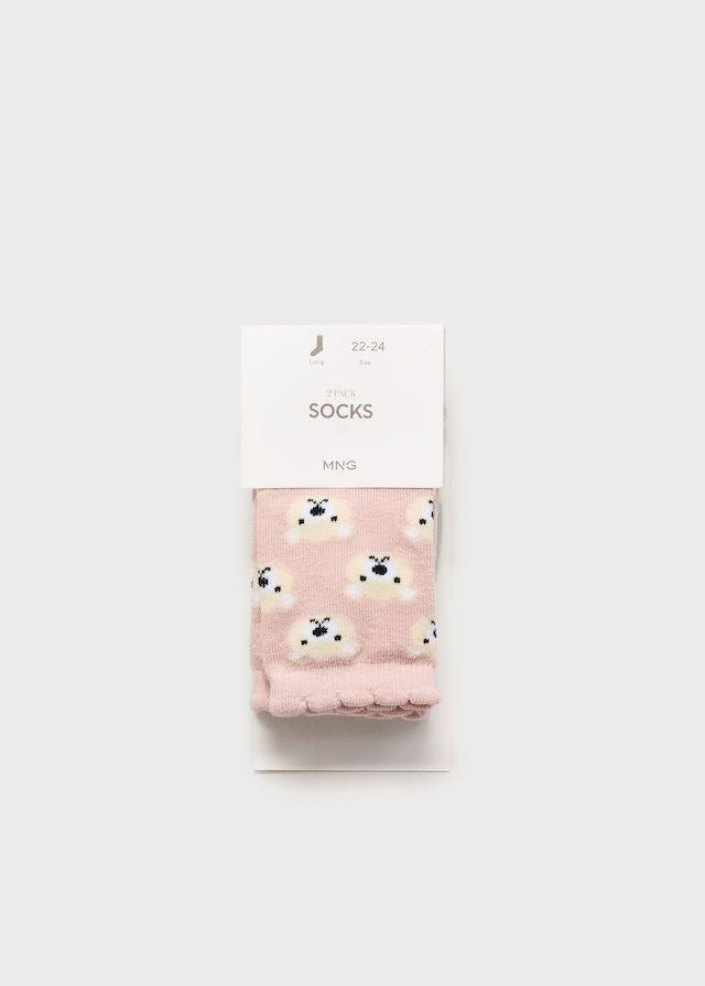 Mango Zweierpack Socken Im Muster-Mix