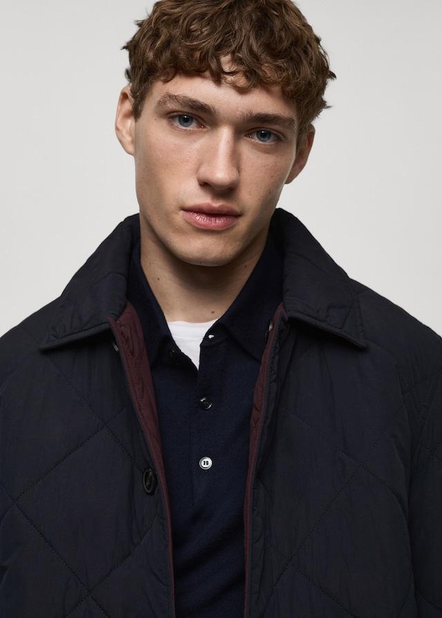 Mango Zweifarbige Wendejacke In Stepp-Optik