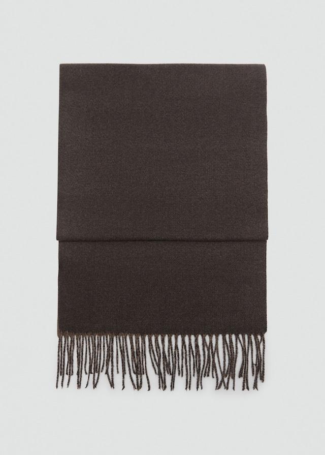 Mango Zweifarbiger Fransenschal