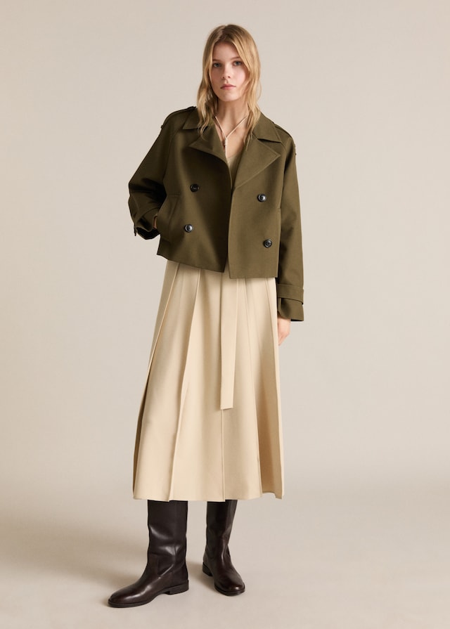 Mango Zweireihige Jacke Mit Reverskragen