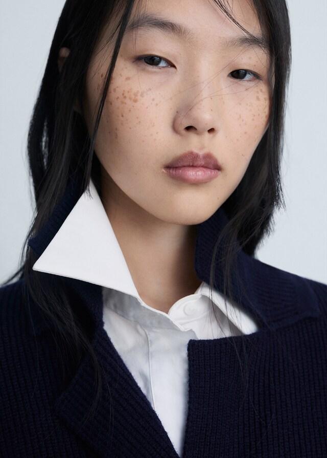 Mango Zweireihige Strickweste