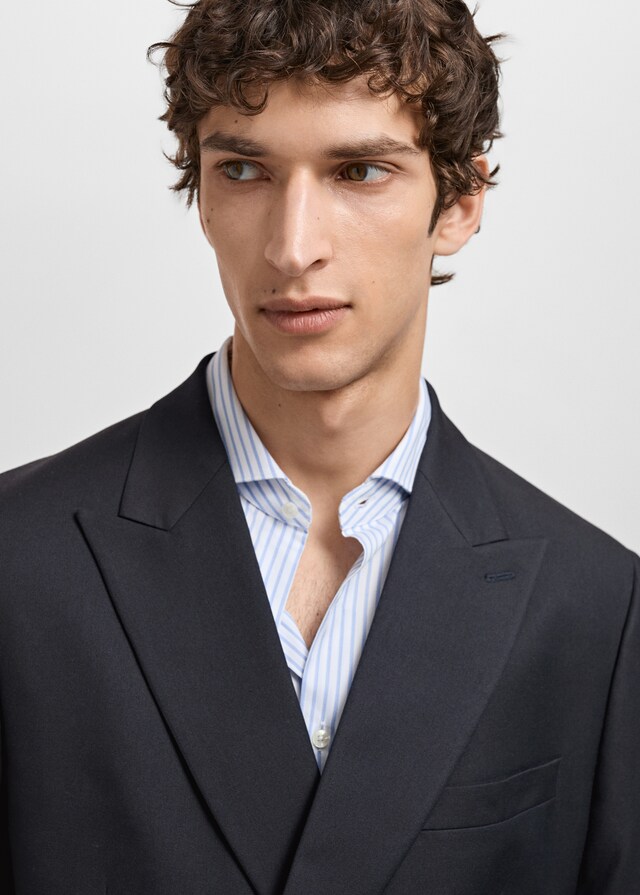 Mango Zweireihiges Slim-Fit-Sakko Mónaco