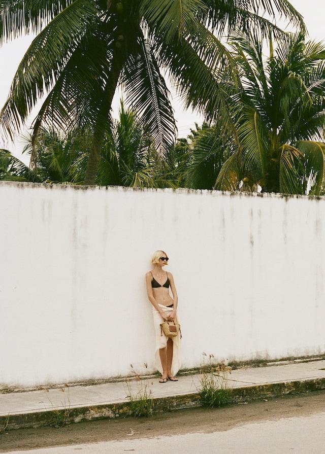 Mango Schal Aus Leinenmischung Mit Ausgefransten Enden