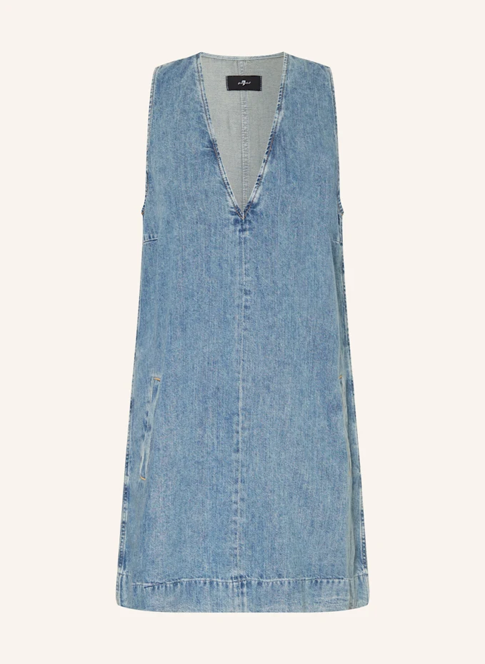 7 for all mankind 7 for all mankind Jeanskleid mit Leinen