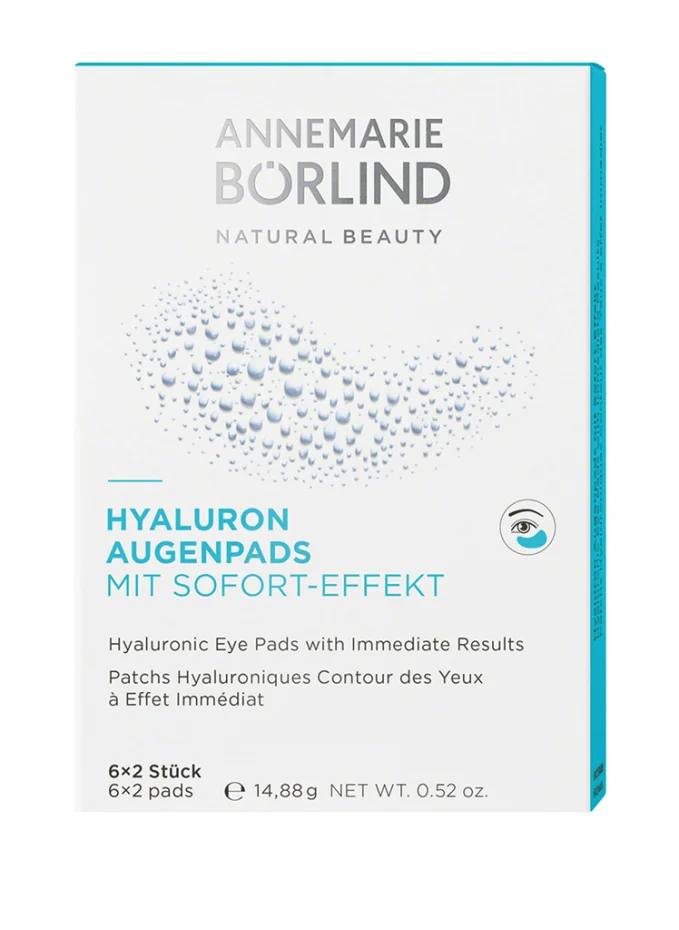 ANNEMARIE BÖRLIND ANNEMARIE BÖRLIND HYALURON AUGENPADSAugenpads mit Sofort-Effekt (6 x 2 Stück)