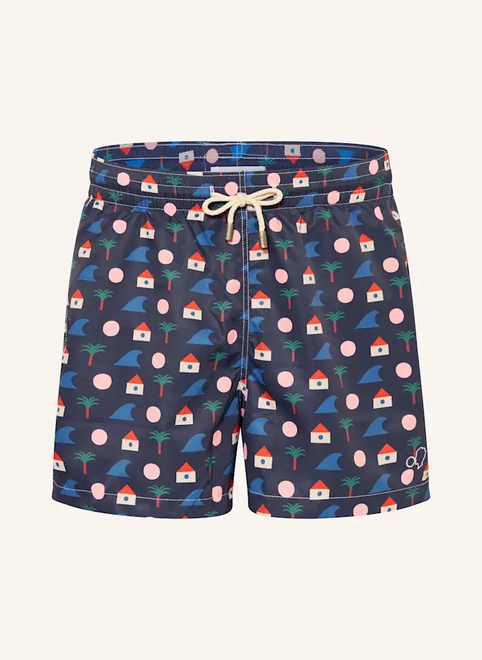 Arrels BARCELONA Arrels BARCELONA Badeshorts BLUE LA PLAGE × MATIAS LARRAIN