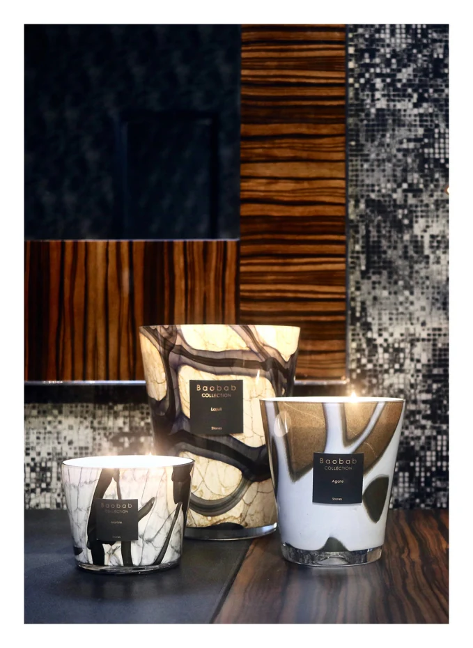 Baobab COLLECTION Baobab COLLECTION Duftkerze STONES MARBLEHöhe: 10 Cm