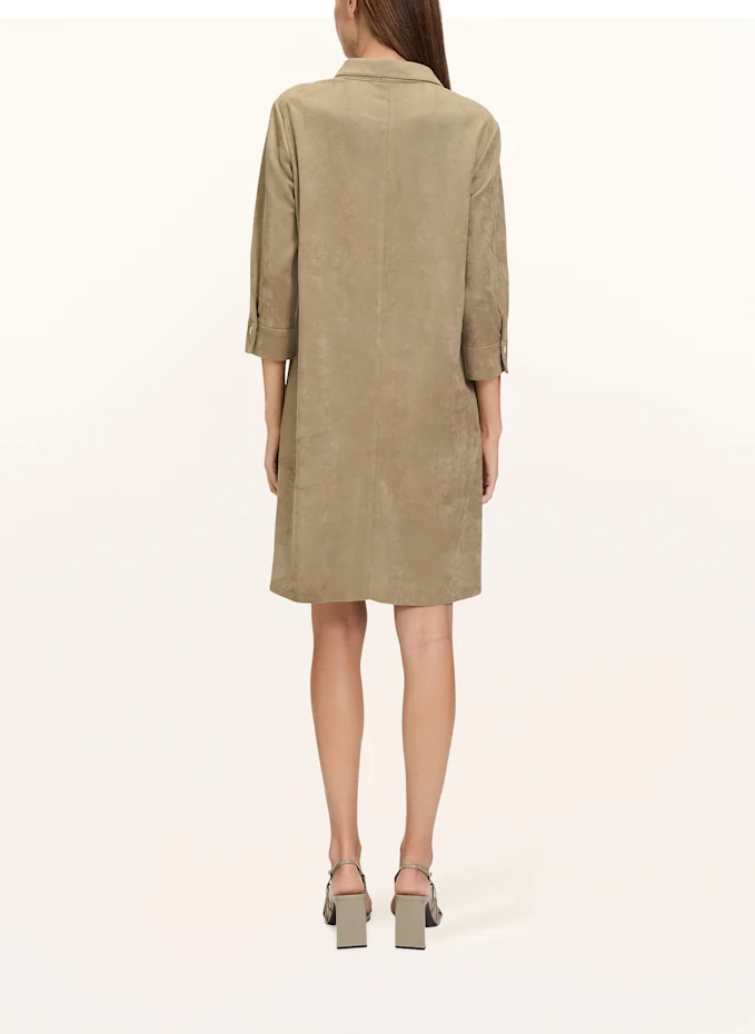 Betty Barclay Betty Barclay Kleid In Lederoptik Mit 3/4-Arm