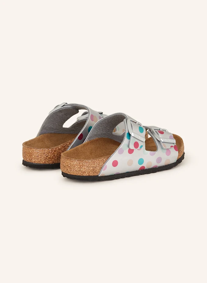 BIRKENSTOCK BIRKENSTOCK Pantoletten ARIZONA BIRCO-FLOR ELECTRIC METALLIC DOTSKIDS