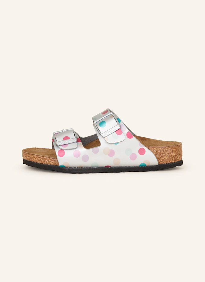 BIRKENSTOCK BIRKENSTOCK Pantoletten ARIZONA BIRCO-FLOR ELECTRIC METALLIC DOTSKIDS