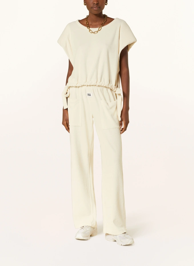 Black Palms Black Palms Cropped-Shirt Aus Frottee