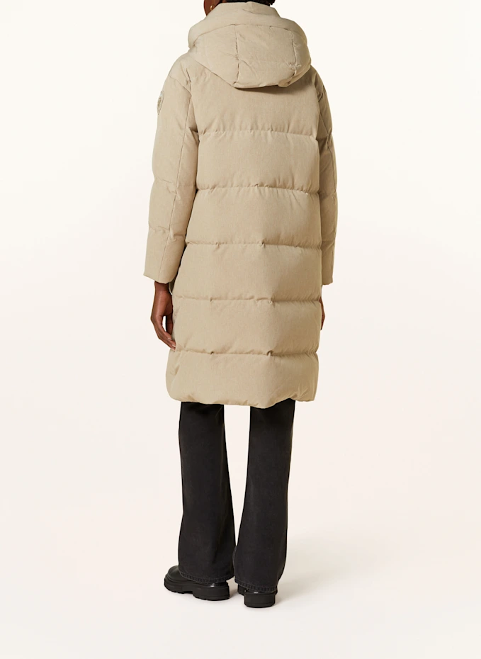 Blauer Blauer Daunenmantel LUCY