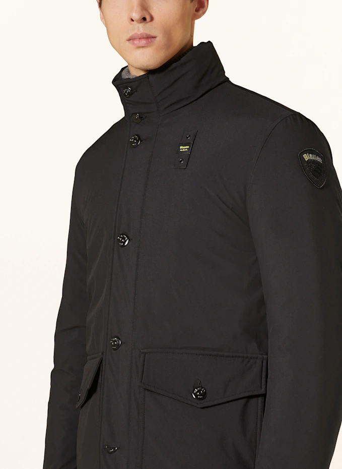 Blauer Blauer Daunenparka