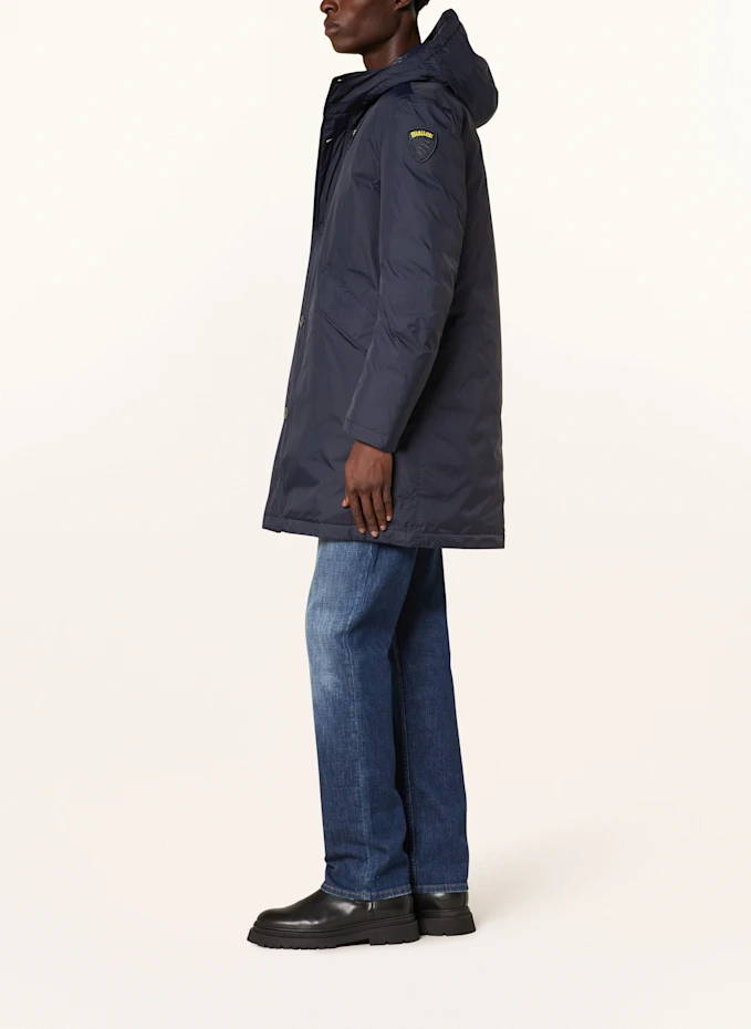 Blauer Blauer Jacke