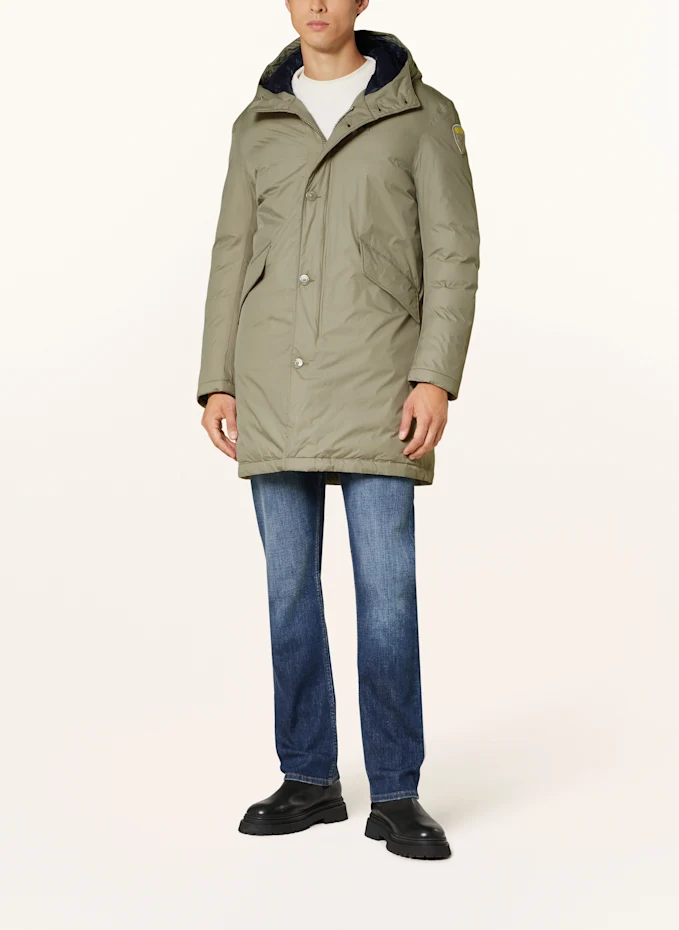 Blauer Blauer Jacke