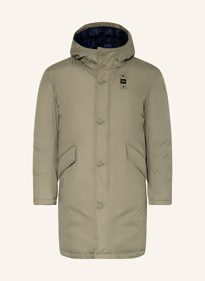 Blauer Blauer Jacke