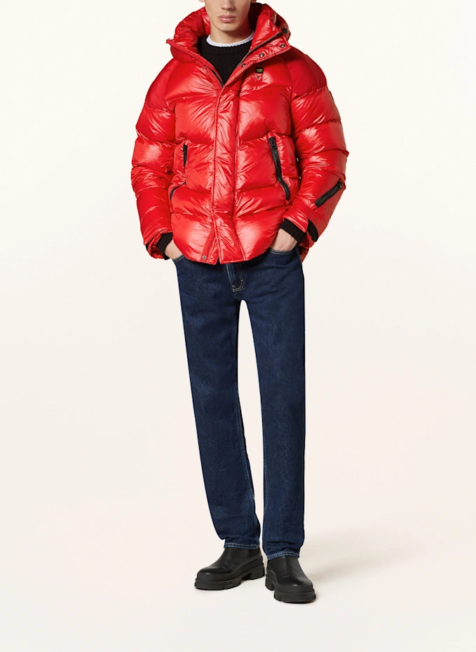 Blauer Blauer Steppjacke Mit DUPONT™ SORONA®-Isolierung