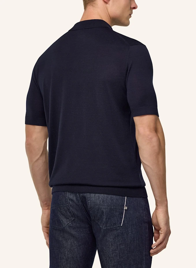 BOGGI MILANO BOGGI MILANO Strick-Poloshirt