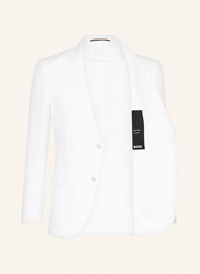 BOSS BOSS Anzugsakko HUGE Slim Fit Aus Leinen