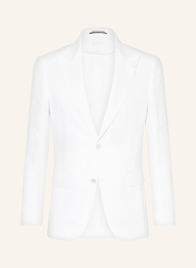 BOSS BOSS Anzugsakko HUGE Slim Fit aus Leinen