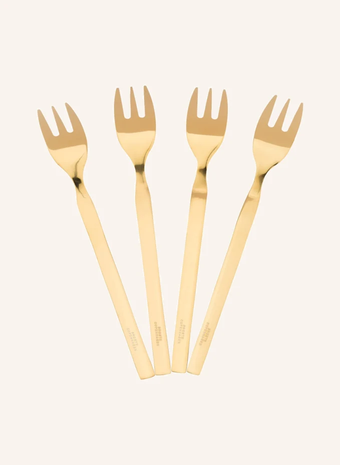BROSTE COPENHAGEN BROSTE COPENHAGEN 4-tlg. Set Kuchengabeln TVIS