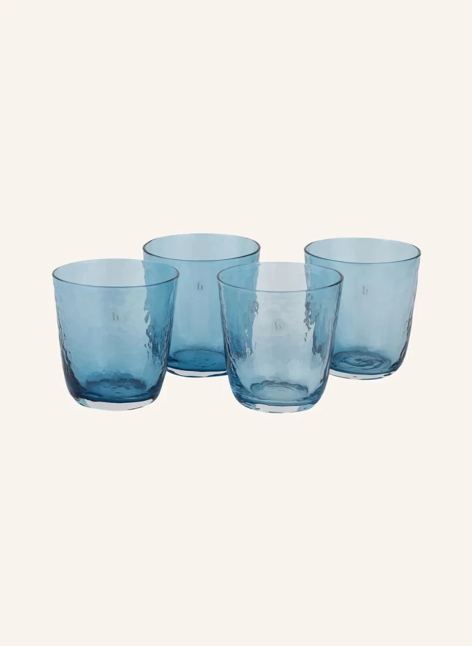 BROSTE COPENHAGEN BROSTE COPENHAGEN 4er-Set Trinkgläser HAMMEREDVolumen: 335 Ml