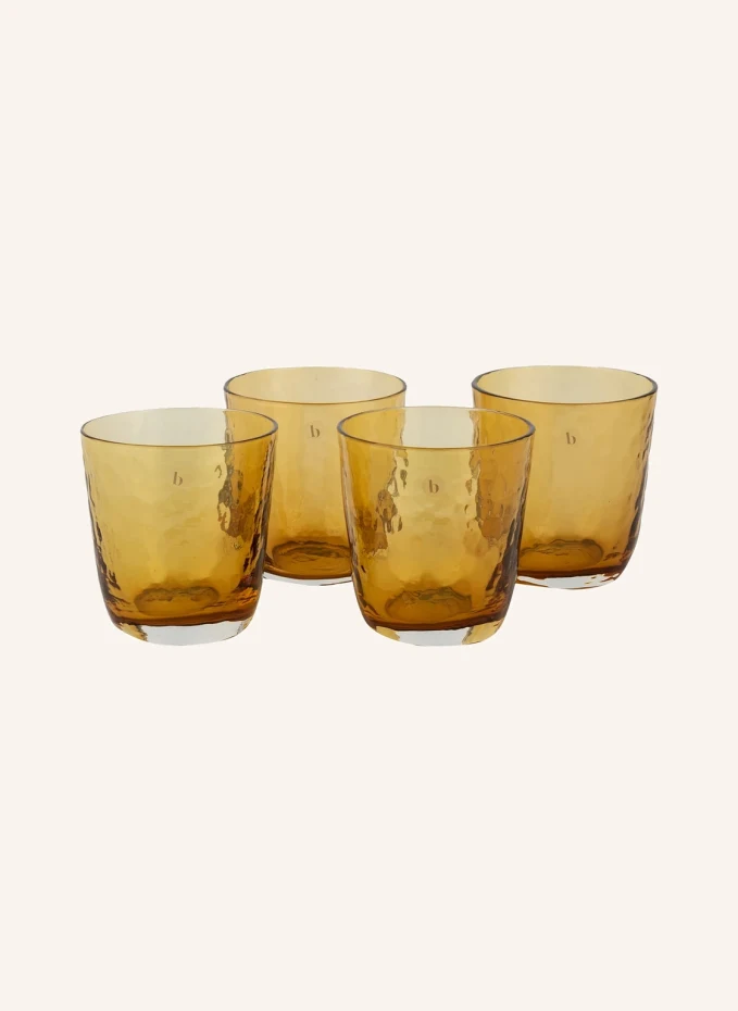 BROSTE COPENHAGEN BROSTE COPENHAGEN 4er-Set Trinkgläser HAMMEREDVolumen: 335 ml
