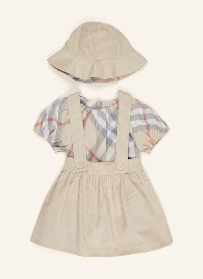 BURBERRY BURBERRY Set: Body Cord-Rock und Bucket-HatBABY