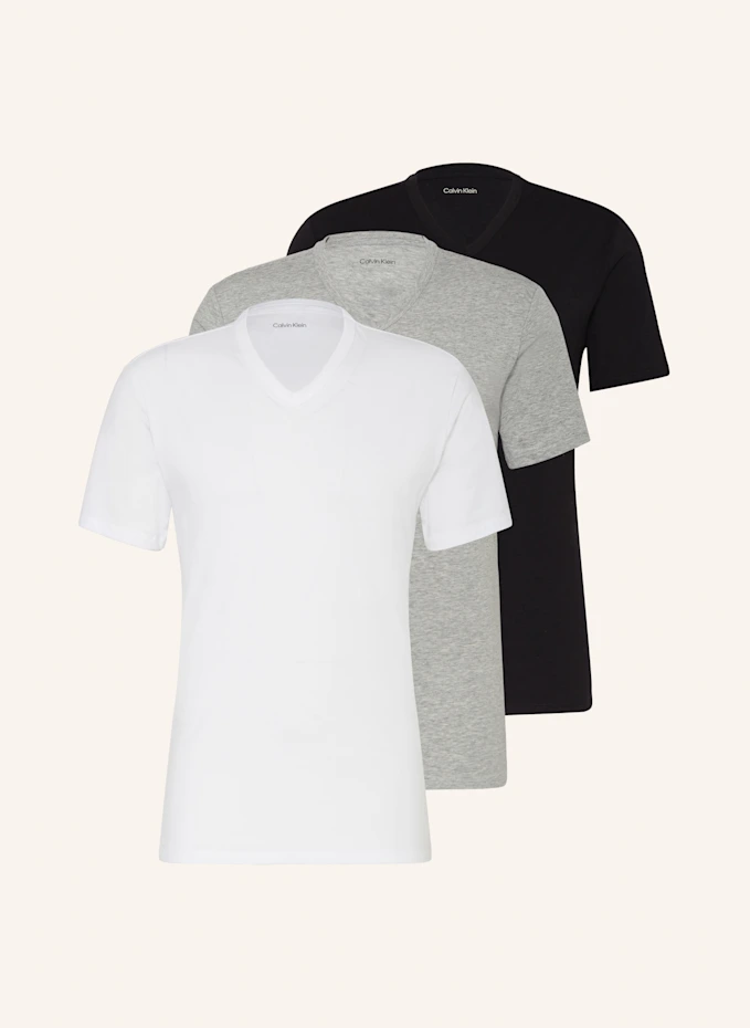 Calvin Klein Calvin Klein 3er-Pack V-Shirts COTTON STRETCH BLEND