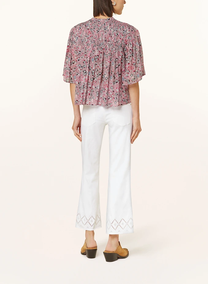 CAMBIO CAMBIO Bootcut-Hose FRANCESCA Mit Lochspitze