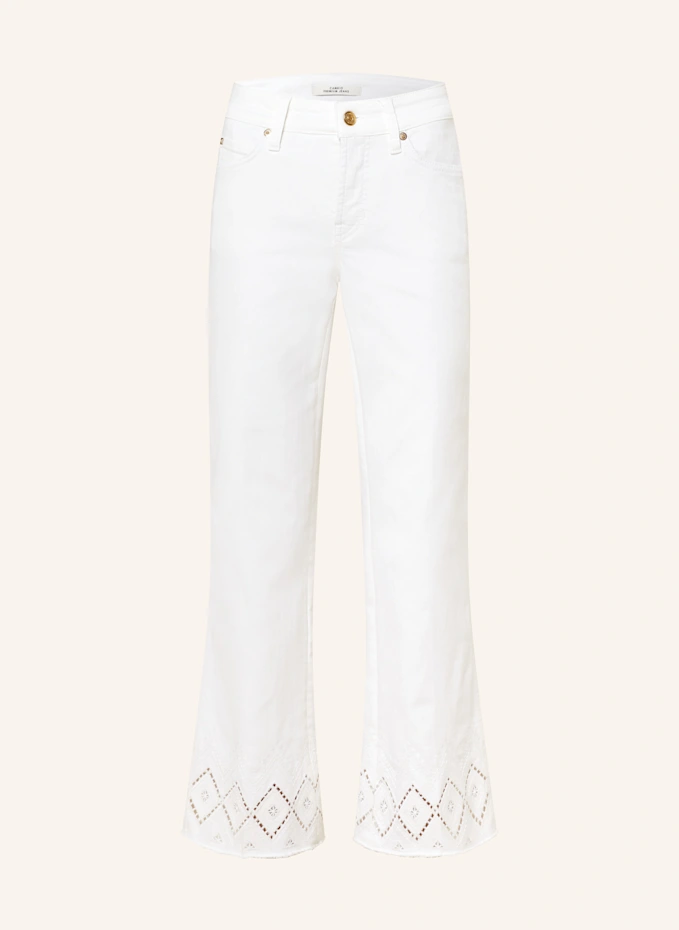 CAMBIO CAMBIO Bootcut-Hose FRANCESCA mit Lochspitze