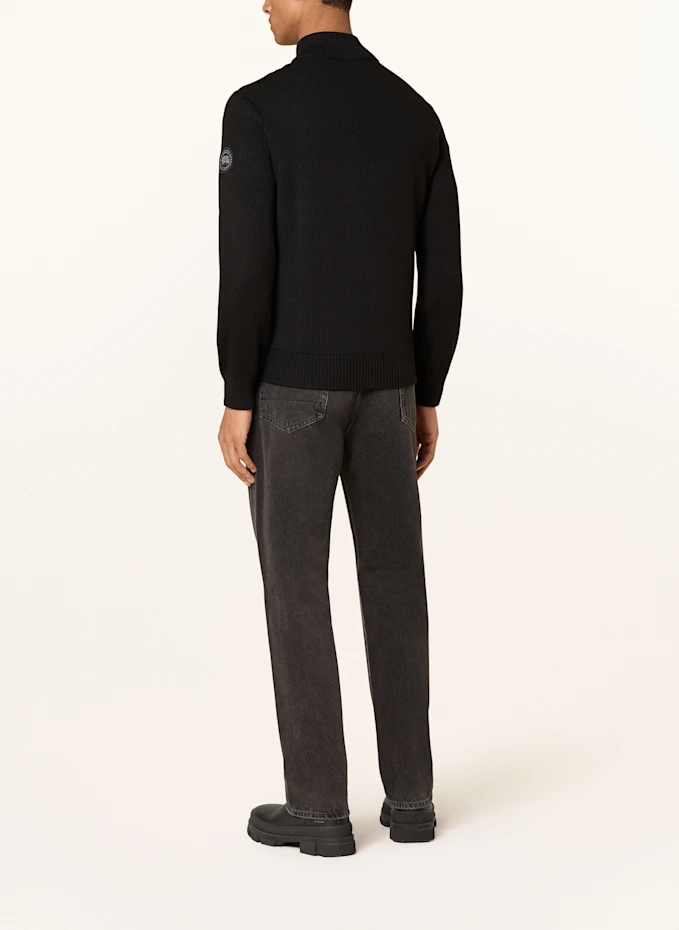 CANADA GOOSE CANADA GOOSE Strickjacke HYBRIDGE Im Materialmix