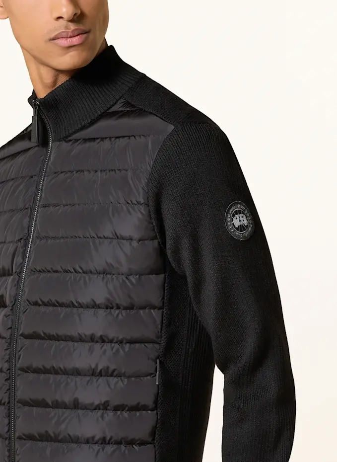CANADA GOOSE CANADA GOOSE Strickjacke HYBRIDGE Im Materialmix