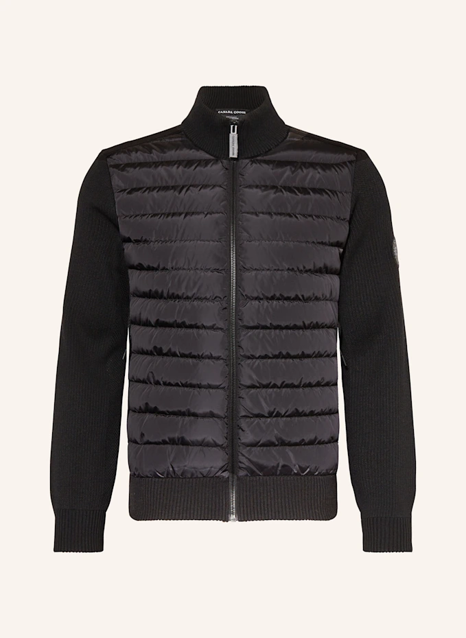 CANADA GOOSE CANADA GOOSE Strickjacke HYBRIDGE im Materialmix
