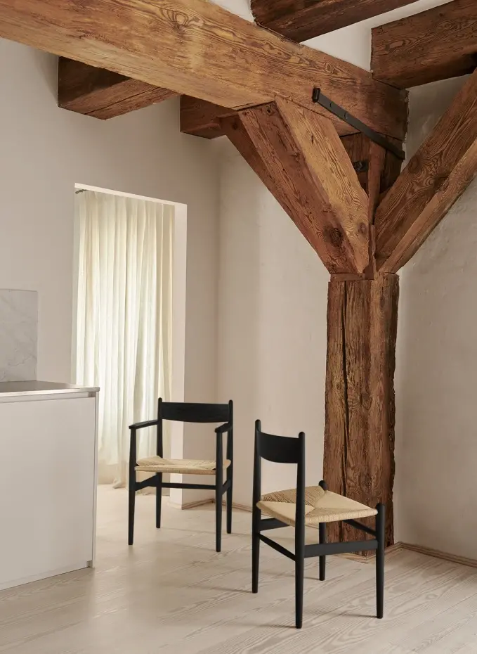 CARL HANSEN AND SØN CARL HANSEN AND SØN Stuhl CH36Höhe: 78 6 Cm