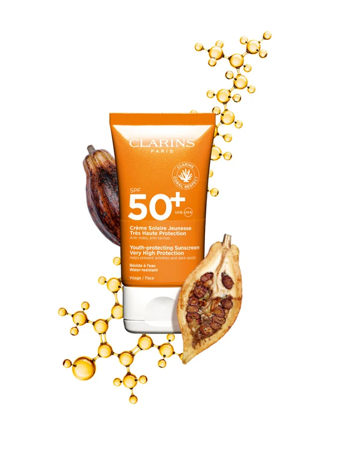 CLARINS CLARINS CRÈME SOLAIRE JEUNESSE TRÈS HAUTE PROTECTION SPF 50+Sonnenschutz-Creme Mit Anti-Falten-Wirkung Für Das Gesicht
