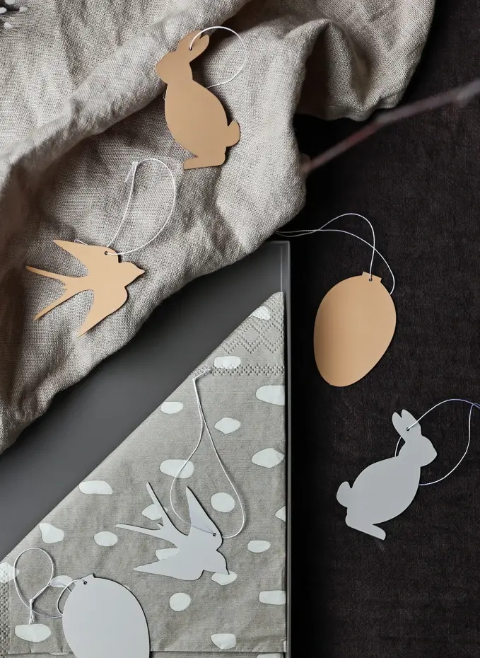 COOEE Design COOEE Design 4er-Set DekoanhängerHöhe: 5 5 Cm